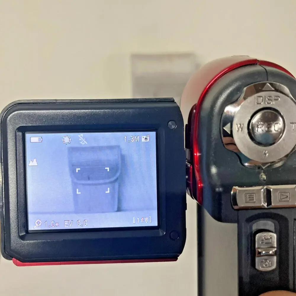 Cobra Digital Camcorder Red DVC2500 64 MB Storage 5 Mega Pixel 8x Zoom